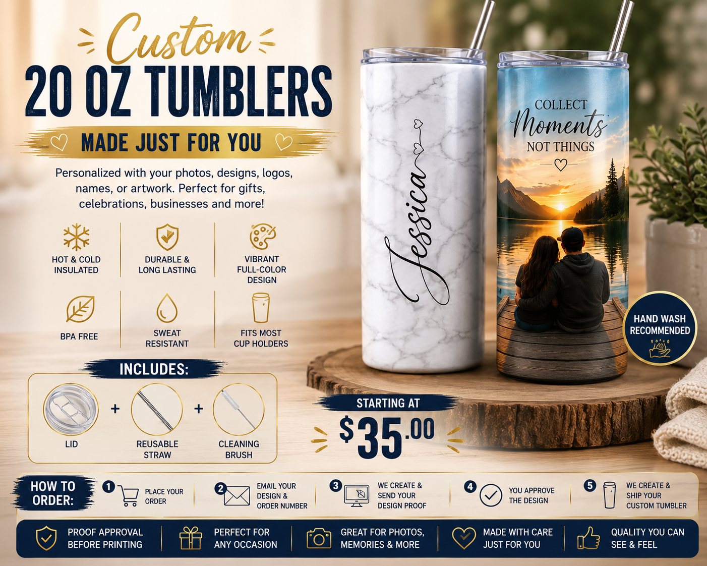 Customizable 20oz Tumbler