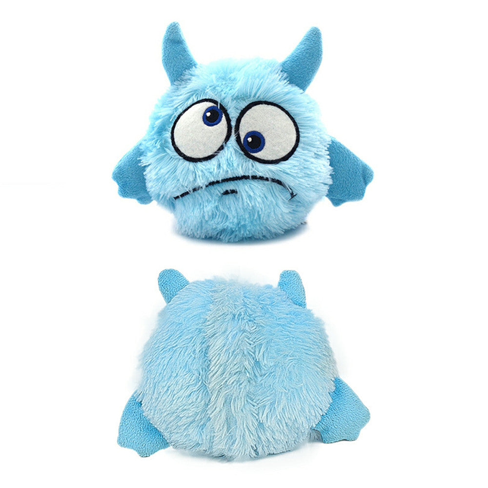 Interactive Plush Dog Toy with Vibrating Sounds