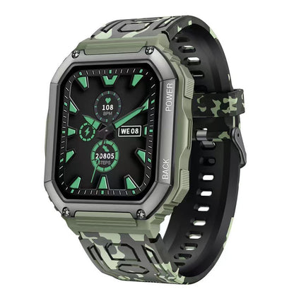 KR06 Smartwatch with Bluetooth, Music, Heart Rate, IP67