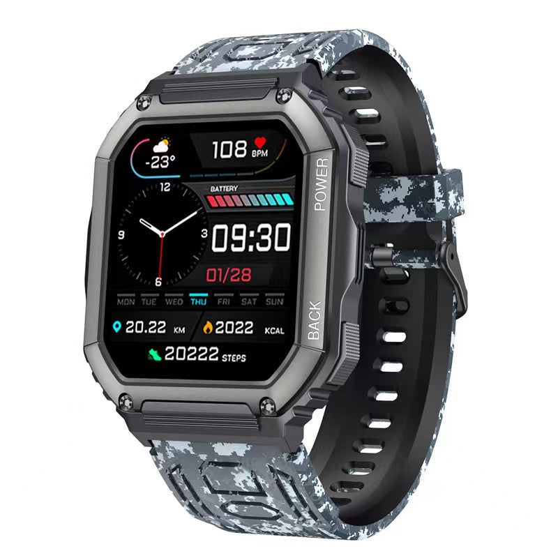 KR06 Smartwatch with Bluetooth, Music, Heart Rate, IP67