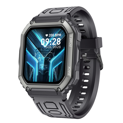 KR06 Smartwatch with Bluetooth, Music, Heart Rate, IP67