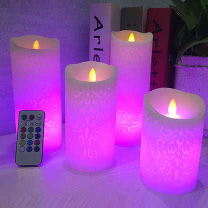 LED Electronic Candle with Remote and Timer (18 Keys)