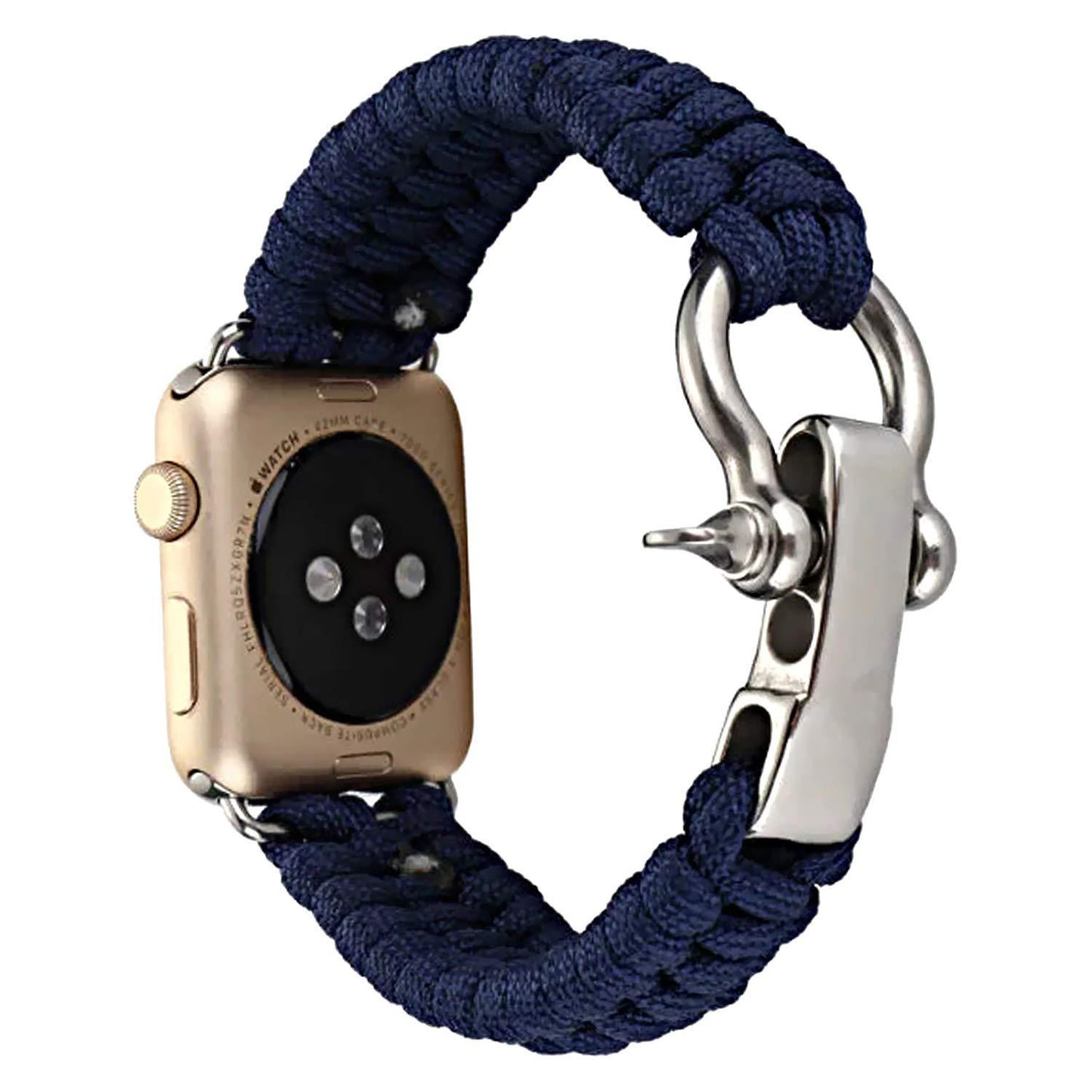 Apple Watch 7 Paracord Woven Strap with Steel Buckle