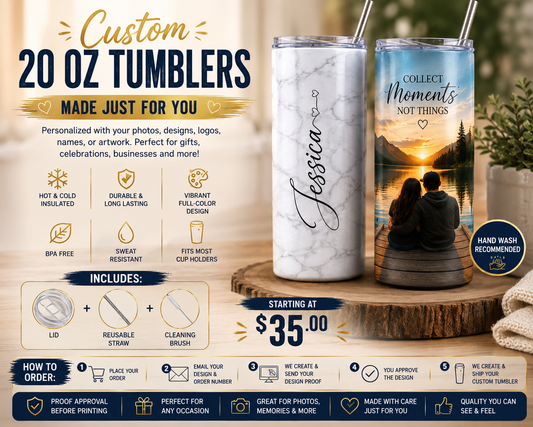 Customizable 20oz Tumbler
