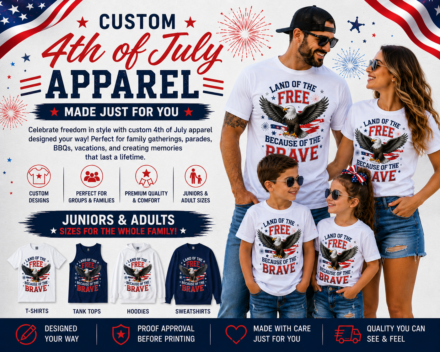 Customizable Apparel - Holiday Special!