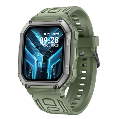 KR06 Smartwatch with Bluetooth, Music, Heart Rate, IP67