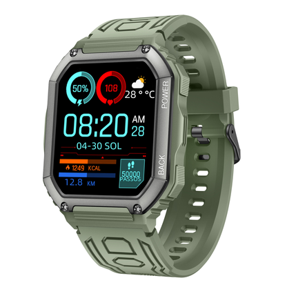 KR06 Smartwatch with Bluetooth, Music, Heart Rate, IP67