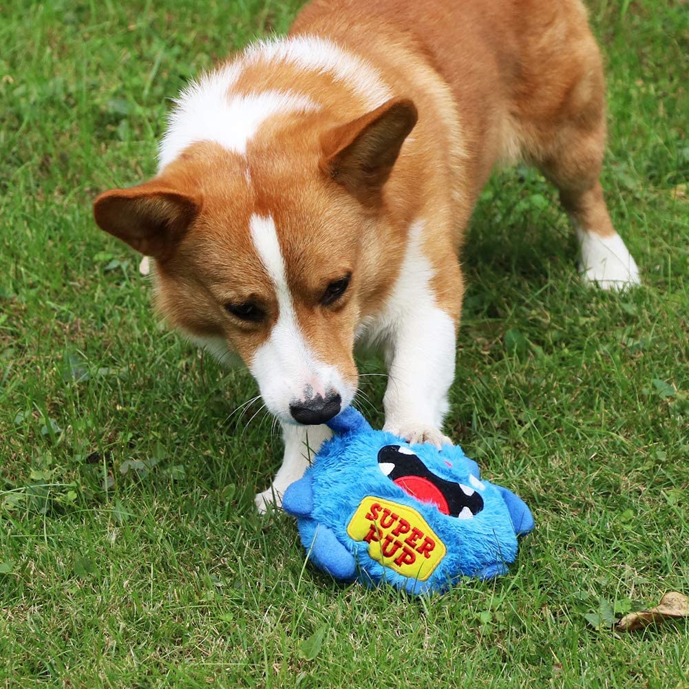 Interactive Plush Dog Toy with Vibrating Sounds