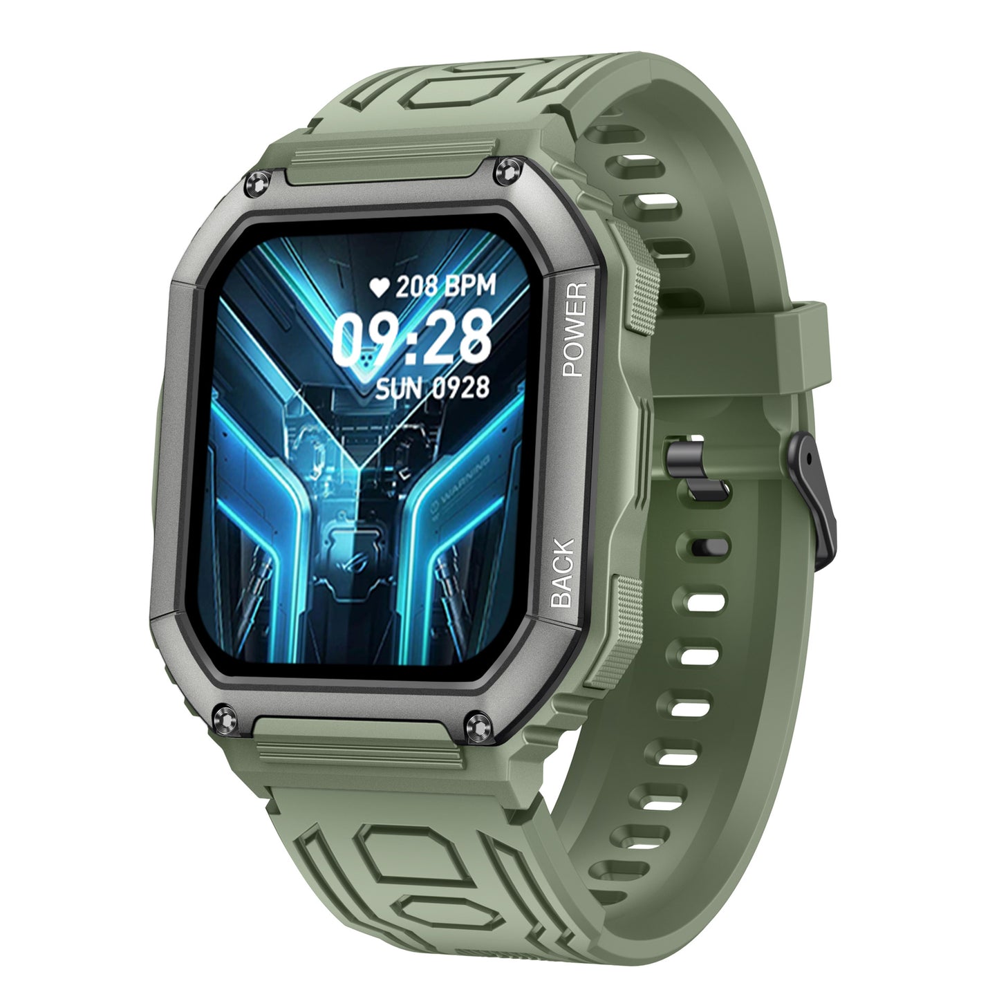 KR06 Smartwatch with Bluetooth, Music, Heart Rate, IP67